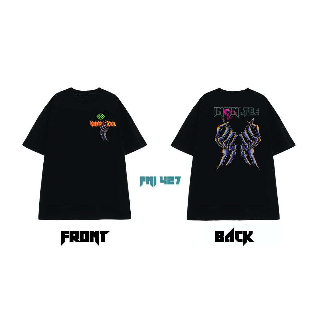 Áo thun INFINITEE Fni0427, Thun 100% Cotton - form rộng Unisex.