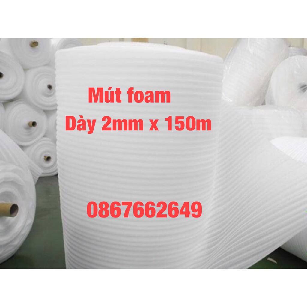 Xốp FOam dày 2mm chống va đập, bọc hàng bảo vệ hàng hóa