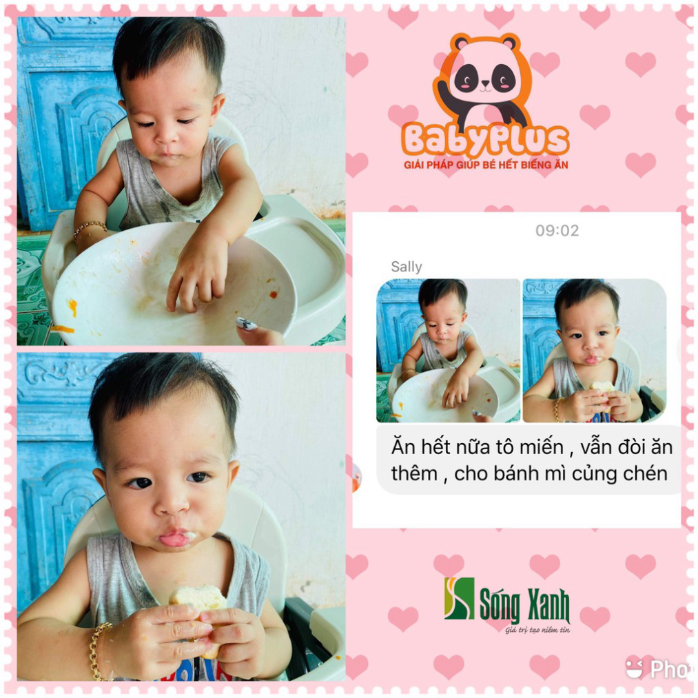 Babyplus - Siro Ăn Ngon, Hỗ Trợ Bé Ăn Ngon Ngủ Giỏi Tăng Cân Đều, Sức Đề Kháng Tốt, Cải ThiệnTáo Bón