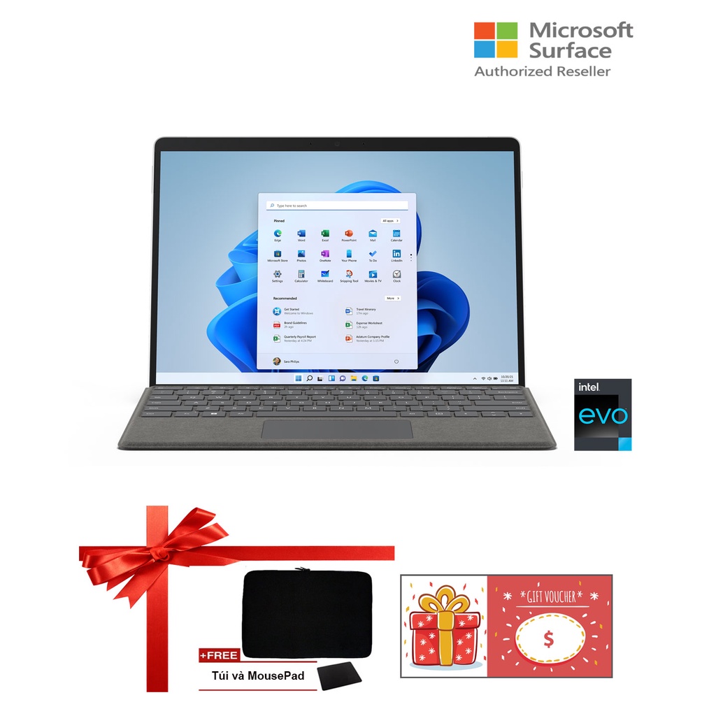 Máy Tính Microsoft Surface Pro 8 – i5/8GB/256GB