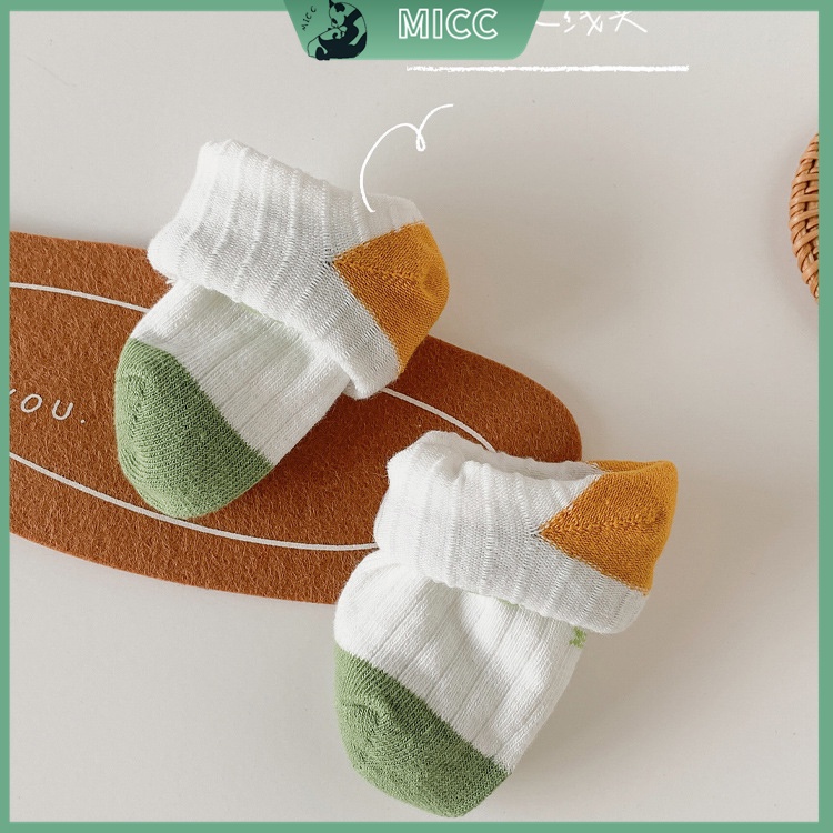 Set 5 Đôi Vớ Bằng Vải Cotton Thoáng Khí Dễ Thương Chất Lượng Cao Cho Trẻ Em