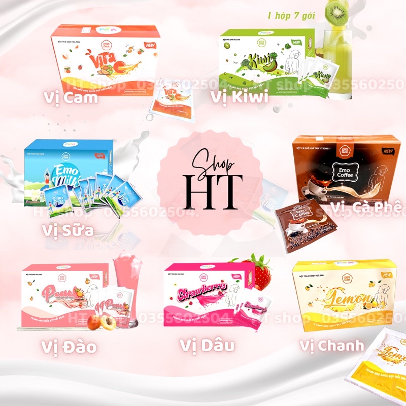 giam can slim Emoslim TẶNG BÌNH NƯỚC Mini 100ml