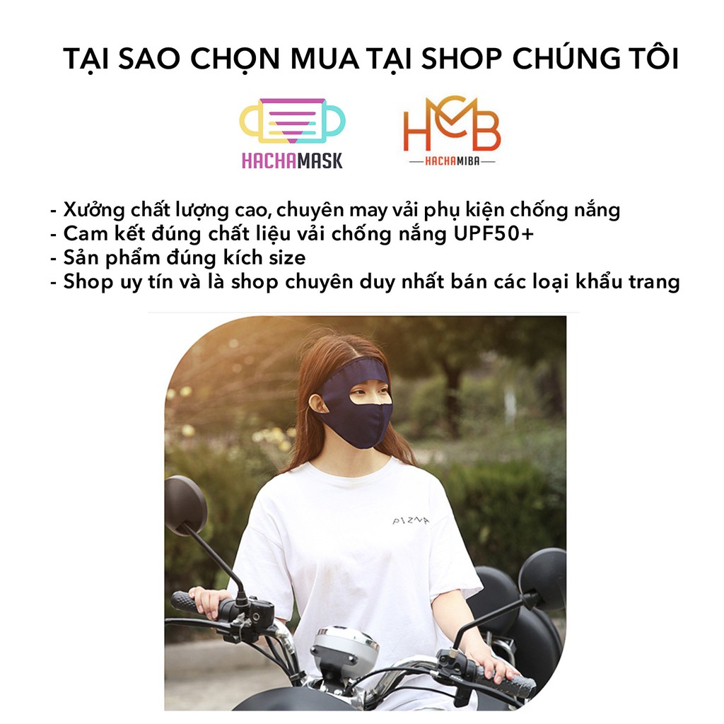 [Hàng Suni Loại 1] Khăn Bịt Mặt Chống Nắng SUNI MASK Thoáng Mát