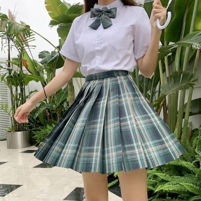 Chân Váy Chữ A Lưng Cao Xếp Ly Phong Cách Lolita Hàn Quốc | BigBuy360 - bigbuy360.vn