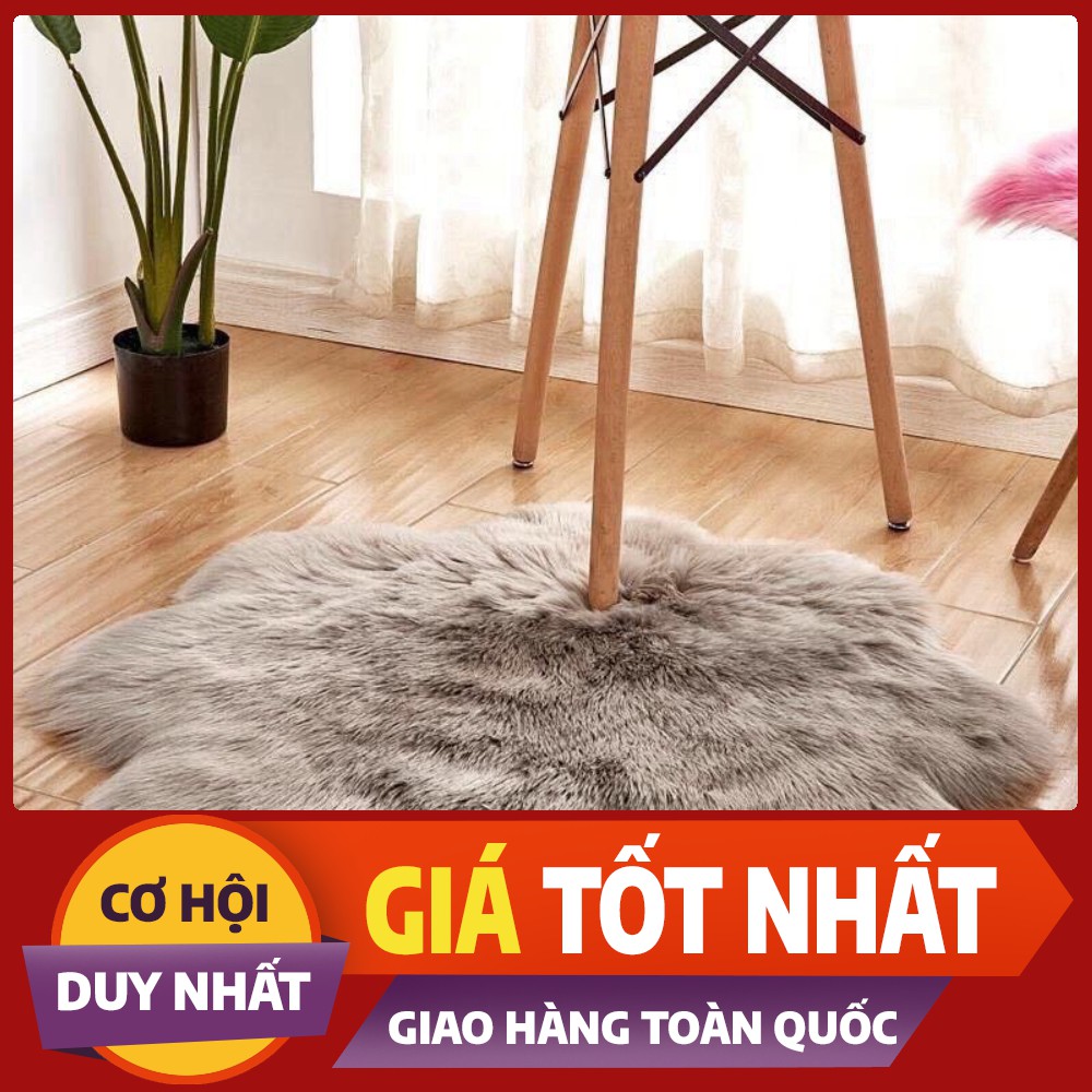 Thảm lông hồ ly chụp hình