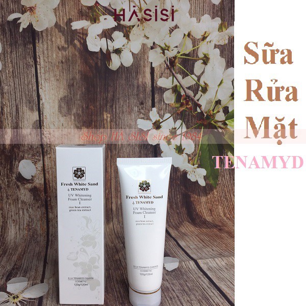 Sữa rửa mặt TENAMYD UV Whitening Foam Cleanser I và II 120ml