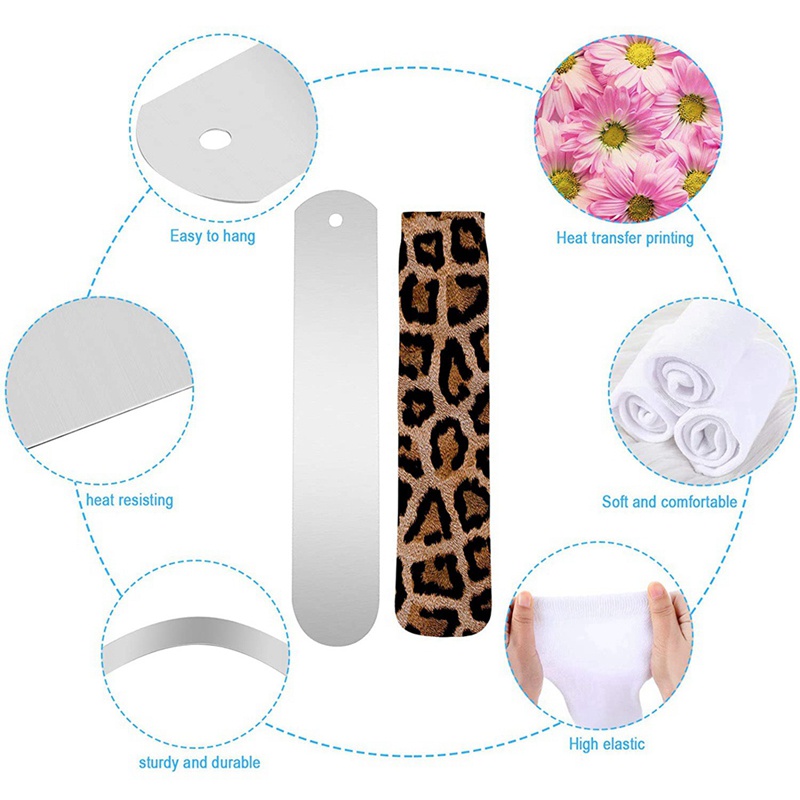 Vớ Thể Thao Trống In Thăng Hoa Vớ Nhuộm Màu Thăng Hoa DIY