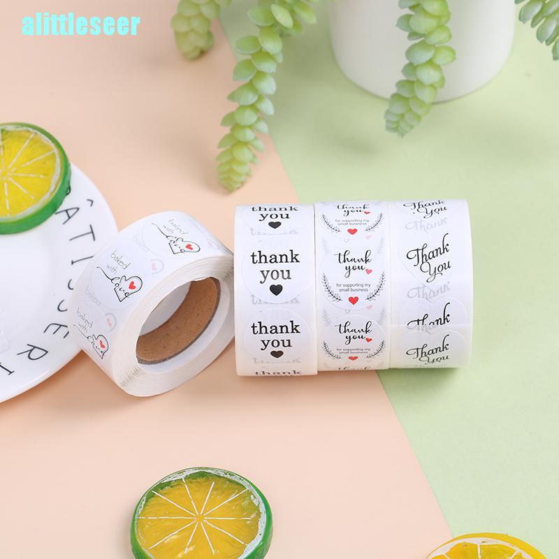 (Hàng Mới Về) Set 500 Miếng Dán Chữ Thank You Trang Trí Sổ Lưu Niệm