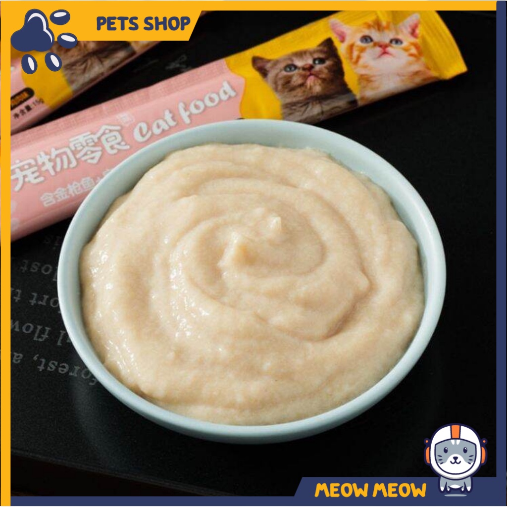 Súp thưởng cho mèo Catfood | Thanh 15g | Súp thưởng dinh dưỡng dành cho mèo.