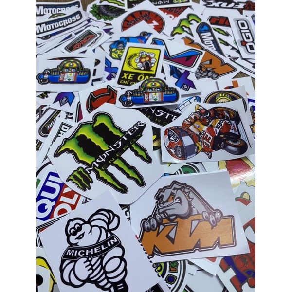 Tem giấy hình và logo dán các loại xe, dán nón bảo hiểm, dán tủ lạnh, dán trang trí các loại..._NguyenDungDecal
