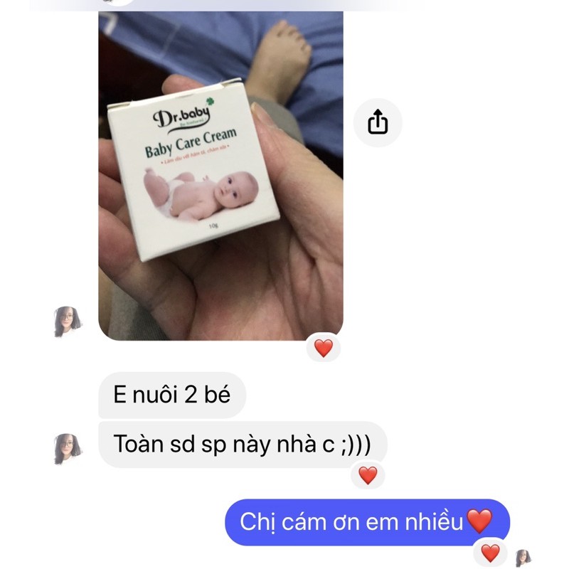 Dr.baby - Baby Care Cream: Trị dứt điểm hăm tã, chàm sữa, rôm sảy, mẩn ngứa