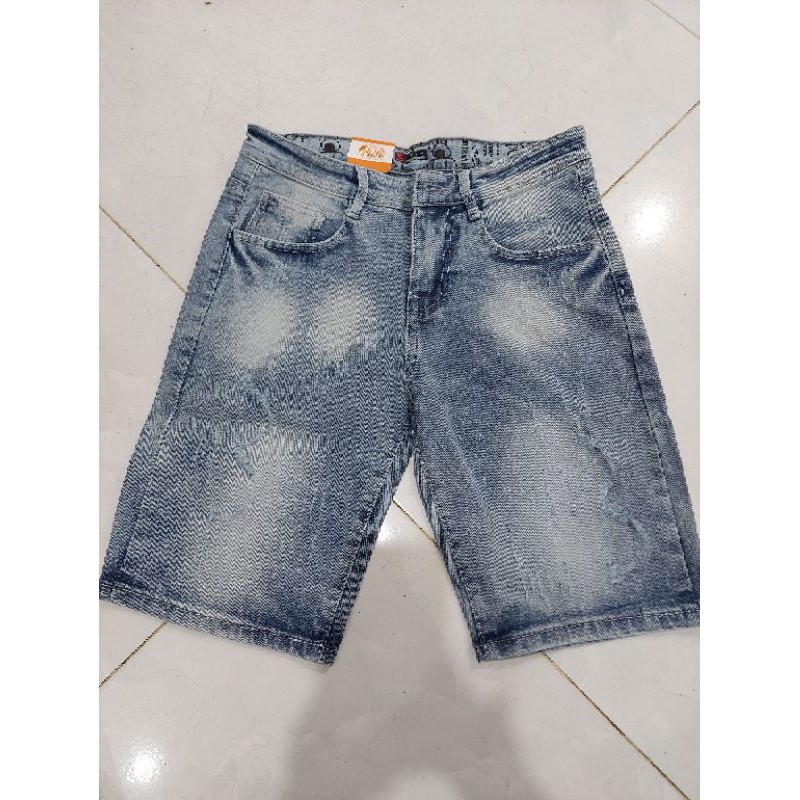 Quần Short Jean Nam Đẹp Co giãn - Skymen235