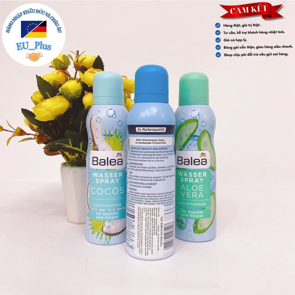 SẢN PHẨM Xịt khoáng Balea 150ml - Đức