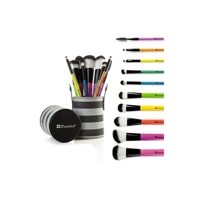 Bộ Cọ Trang Điểm BH Cosmetics 10 Pc Pop Art Brush Set