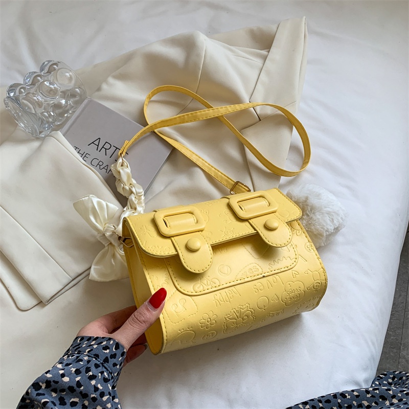 Túi Xách Dáng Vuông Nhỏ Thiết Kế Mới Thời Trang Theo Phong Cách Hàn Quốc