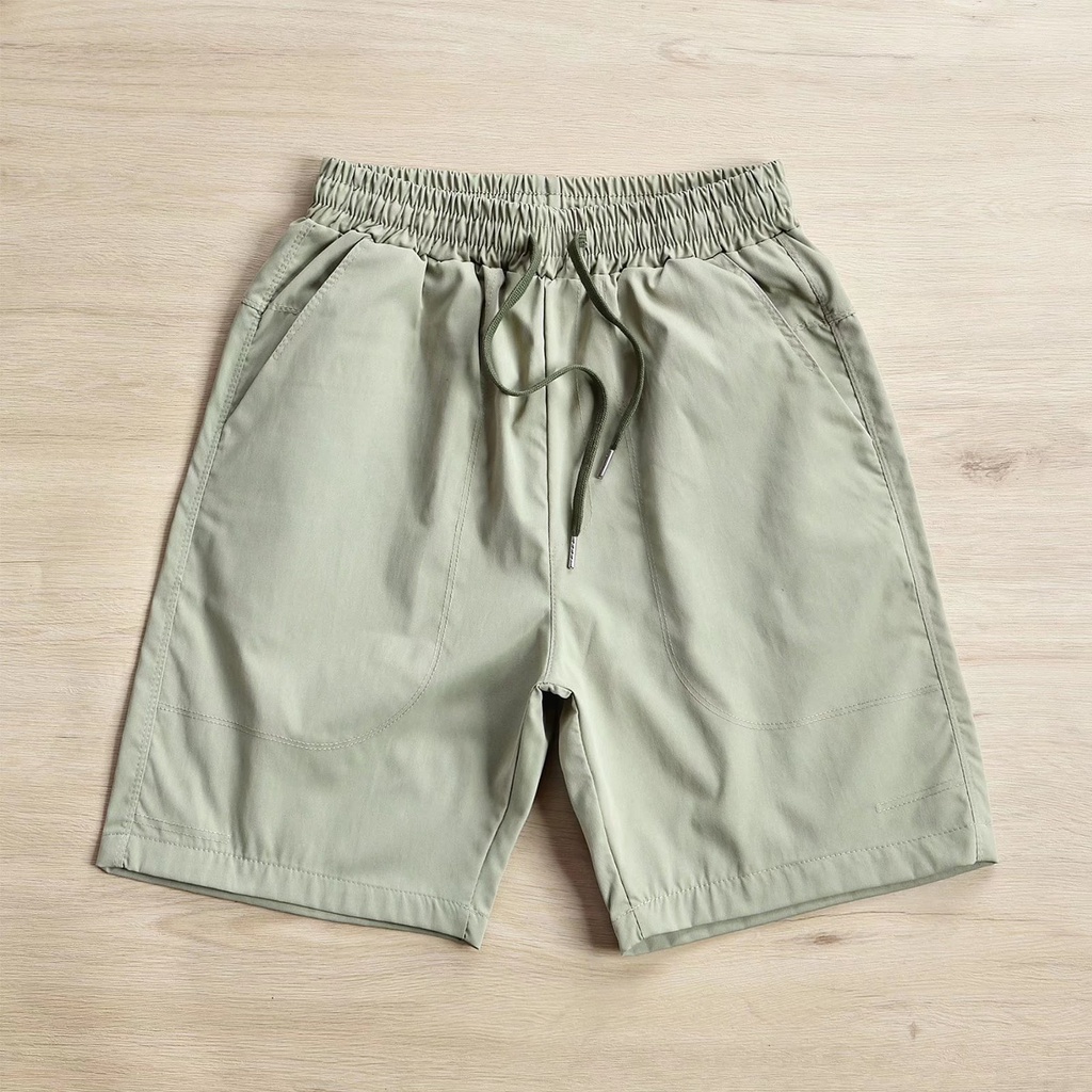 Quần Short Thể Thao Dáng Rộng Phối Túi Lớn Phong Cách Hàn Quốc Thời Trang Cho Nam Size M-3XL