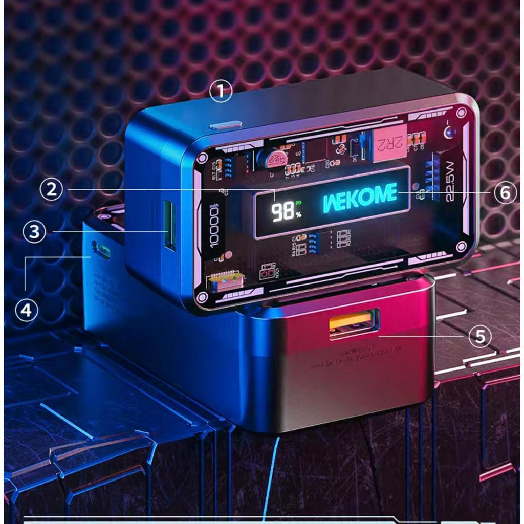 Sạc pin dự phòng 22,5w dung lượng 10000mah chính hãng bảo hành đổi mới trong 12 tháng
