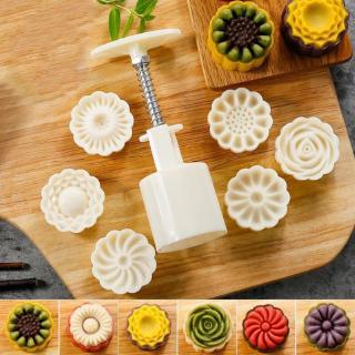 Set 7 Khuôn Làm Bánh Trung Thu Tiện Lợi