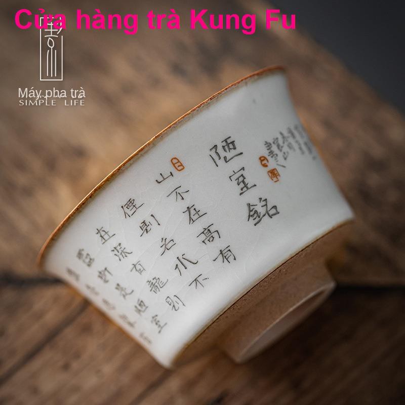 Ru Lò Chén Tâm Kinh Ngược Kung Fu Teacup Tách trà riêng của chủ sở hữu bộ