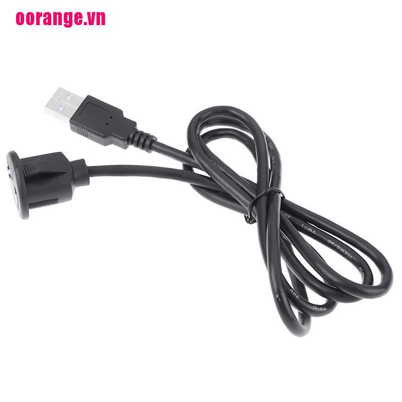 Dây Cáp Nối Dài 1m Cổng Usb 2.0 Cho Xe Hơi