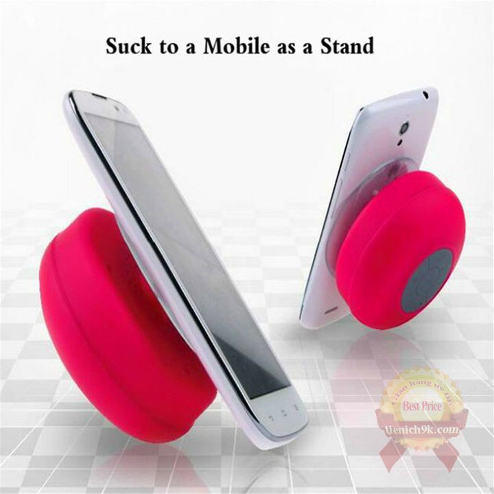 Loa Bluetooth di động chống nước mini phòng tắm dán tường kính X1 trable rõ ràng