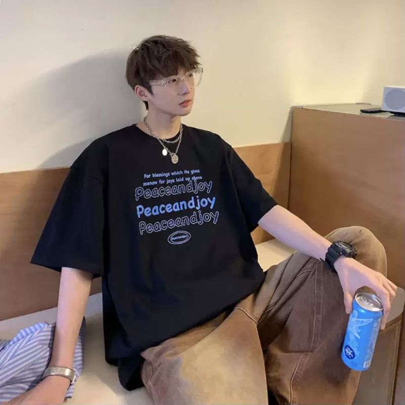 Áo thun Có sizeFull màu tay lỡ unisex Peaceandjoy