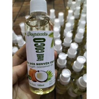 dầu dừa nguyên chất 100ml green coco