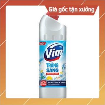 [ICLN9 giảm 5K cho đơn hàng 50k]  Gel Tẩy Bồn Cầu Vim Trắng Sáng Hương Chanh Sả 880ml