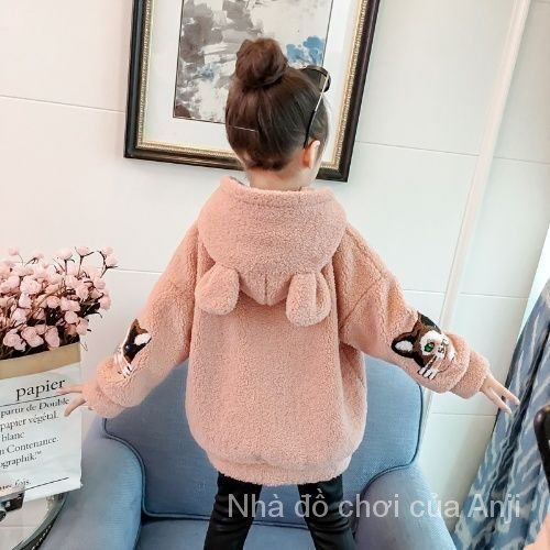 Autumn And Winter Girl Sheepskin Plus Thick Sweater