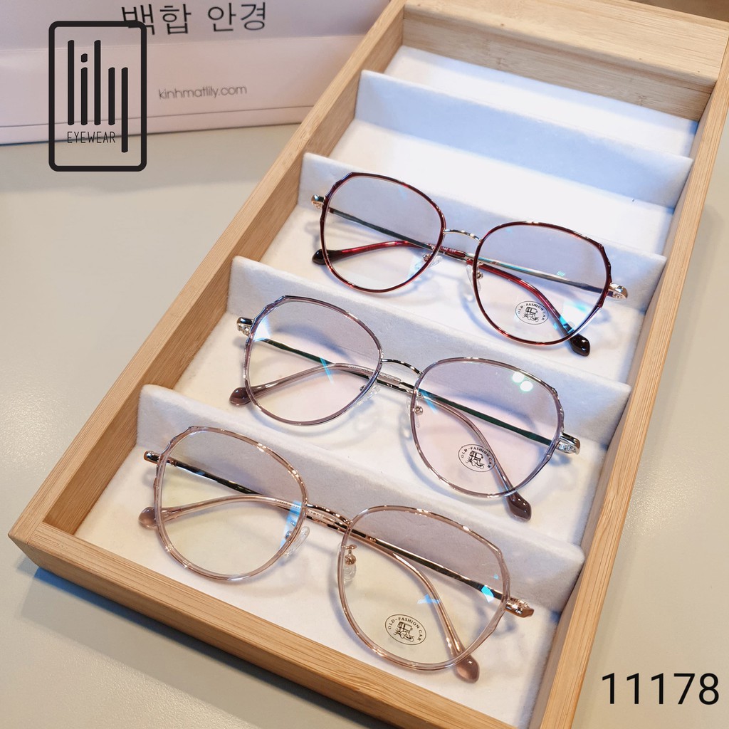 Gọng Kính Cận Kim Loại GK11178 - Gọng Kính Mắt Thời Trang