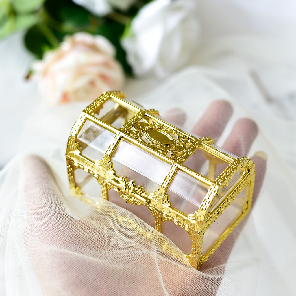 [SIÊU RẺ❤️] – Rương vàng - Trang trí bánh sinh nhật bánh kem