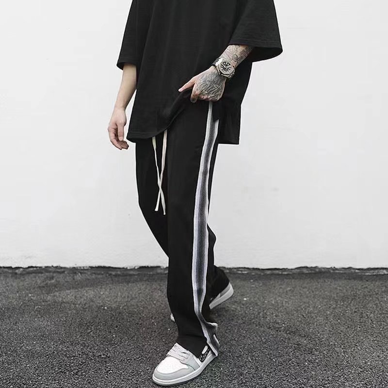 Quần Short Nam Lưng Thun Sọc Viền Phong Cách Thể Thao