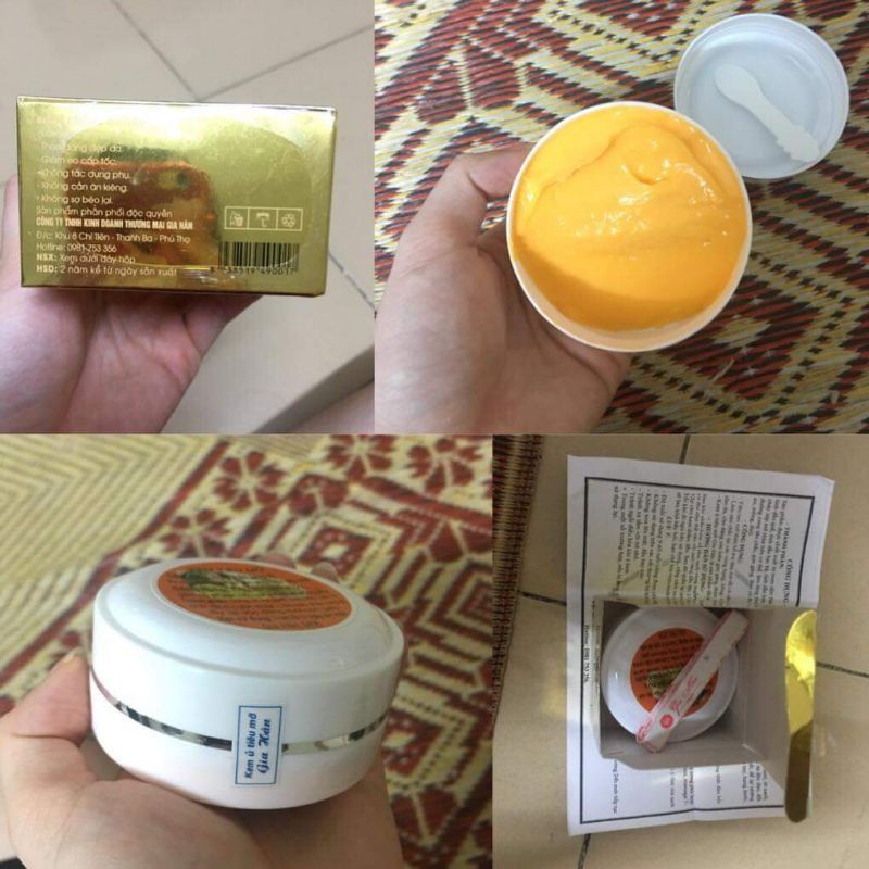 [chính hãng] kem ủ tiêu mỡ gia hân tặng cuộn bọc ủ và thuớc dây | BigBuy360 - bigbuy360.vn