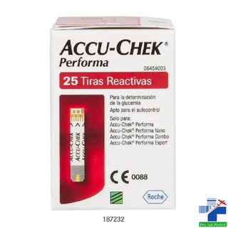 Que thử tiểu đường Accu-Check Performa lọ 25 que