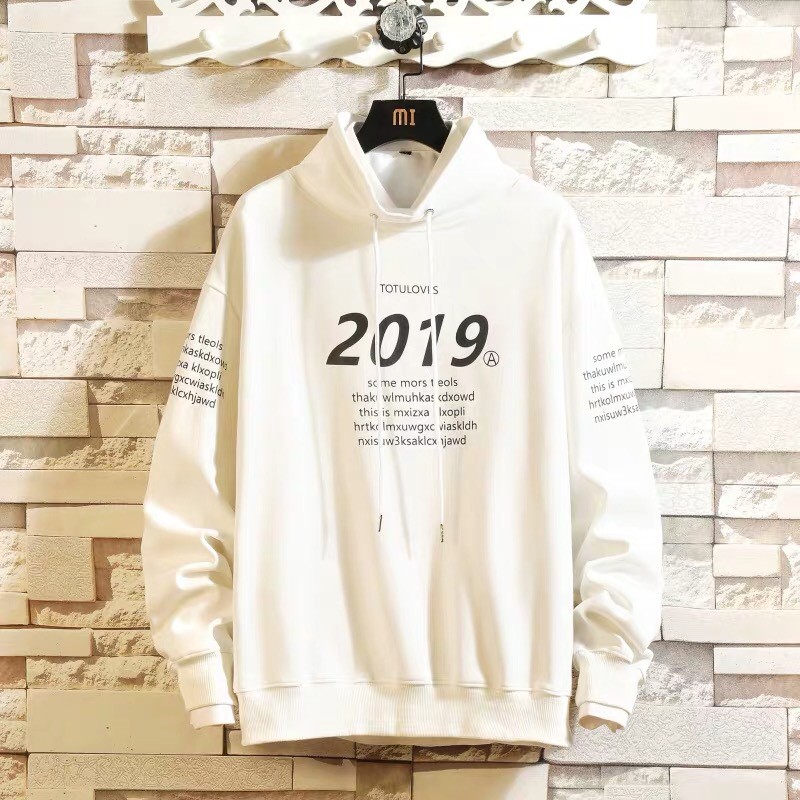 Áo hoodie nỉ unisex form rộng Cổ Lọ 2019 nam nữ phong cách ulzzang Wind | BigBuy360 - bigbuy360.vn