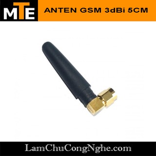 Anten thu phát sóng GSM 3dBi 5cm chân cong