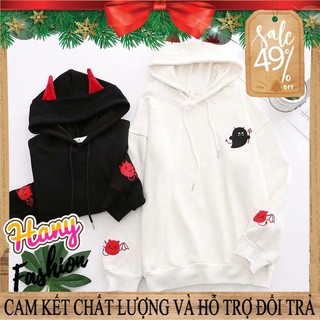Áo Khoác, Áo Khoác HOODIE Unisex Nam Nữ Con Quỷ Cute Chất Vải Cao Cấp Thời Trang Năng Động Trẻ Trung || Hany Shop