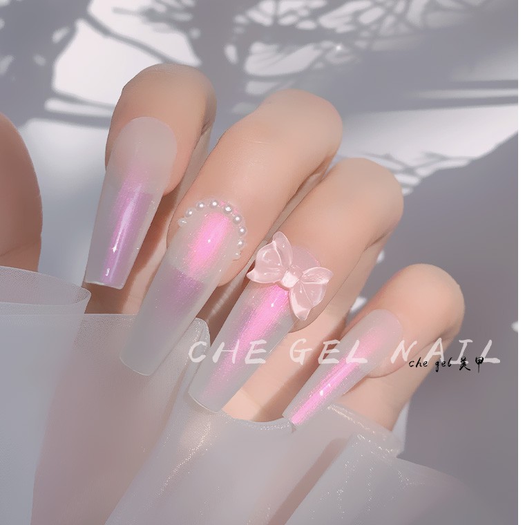 Nơ Thạch Resin Đàn Hồi Mềm Dẻo Trang Trí Móng Tay NZ09