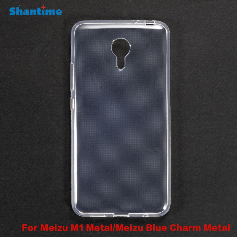 Ốp Điện Thoại Tpu Silicon Mềm Màu Xanh Dương Cho Meizu M1 Metal Meizu Blue Charm Metal