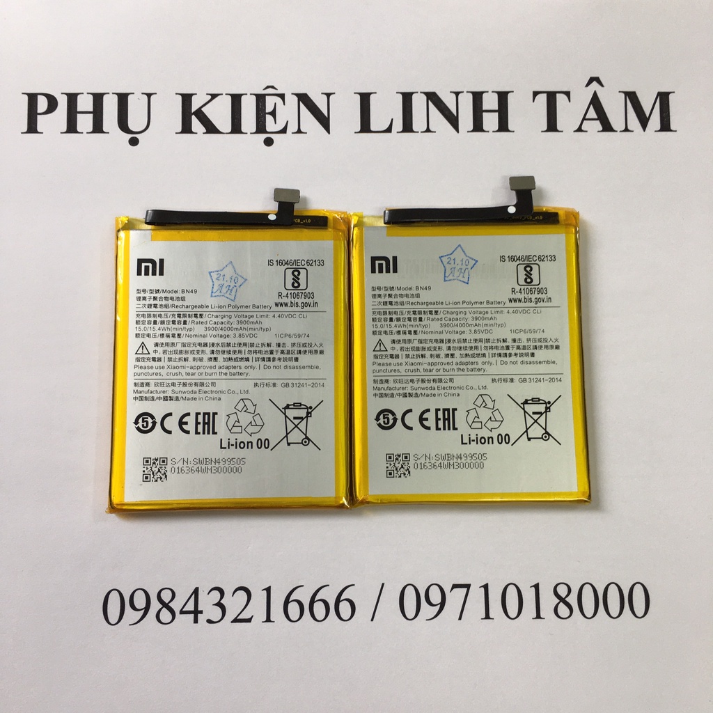 Pin Xiaomi Redmi 7A BN49 dung lượng 4000mAh - Nhập khẩu