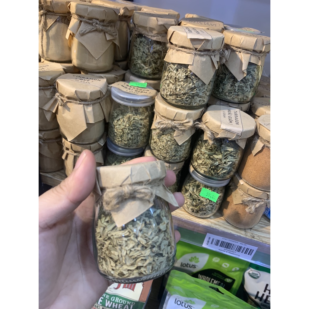 Gia Vị Nguyên Chất Nêm Nếm Lá Nguyệt Quế, Ngò Tây, Hương Thảo, Bột Tỏi, Quế, Ngãi Giấm, Bột Ơt, Húng Quế Hũ 50g