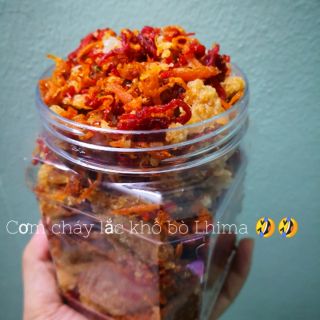 CƠM CHÁY LẮC 2 LOẠI KHÔ BÒ SỢI (HÀNG ĐỘC NHÀ Lhima 😝😝😝)