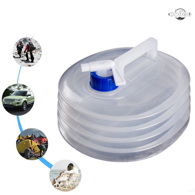 Outdoor Water Bucket Camping Foldable Collapsible Survival Applicable Water Bottle Container