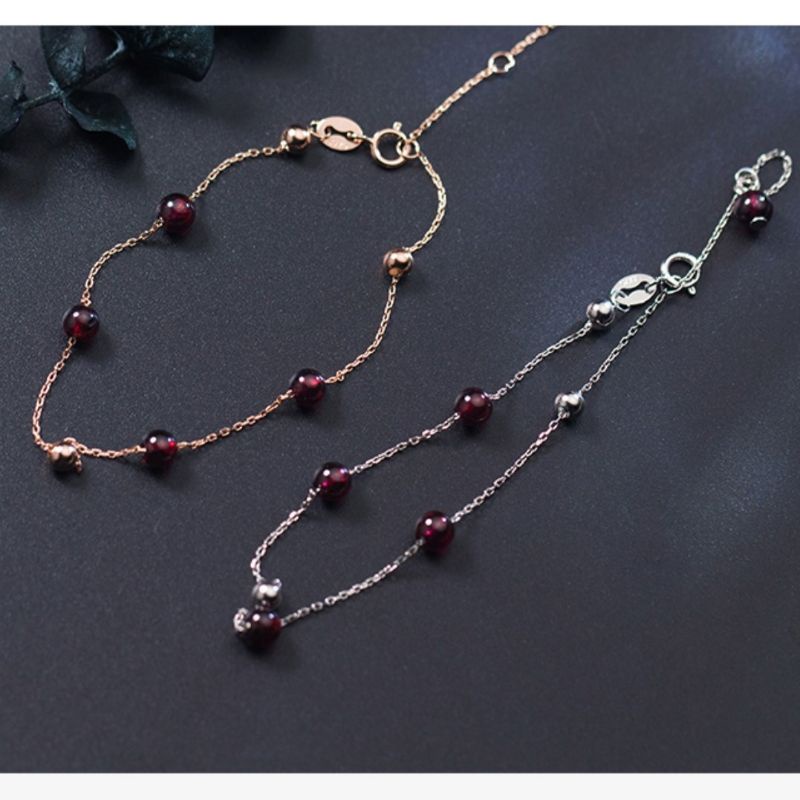 Combo 2 lắc tay bạc đính đá trẻ trung