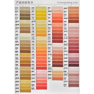 Chỉ Airo Chọn màu Chỉ Thêu code DMC 482 màu