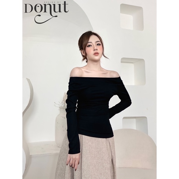 Set áo umi dài tay chân váy dạ