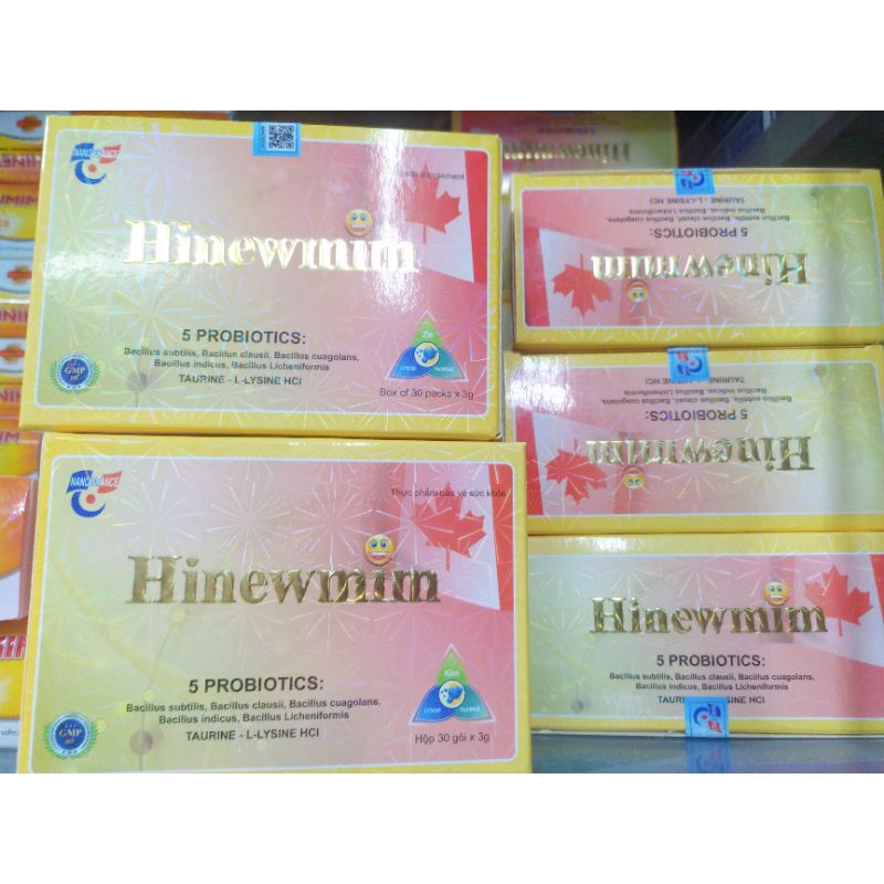 HINEWMIN - Giúp giảm chứng rối loạn tiêu hóa hộp 30 gói