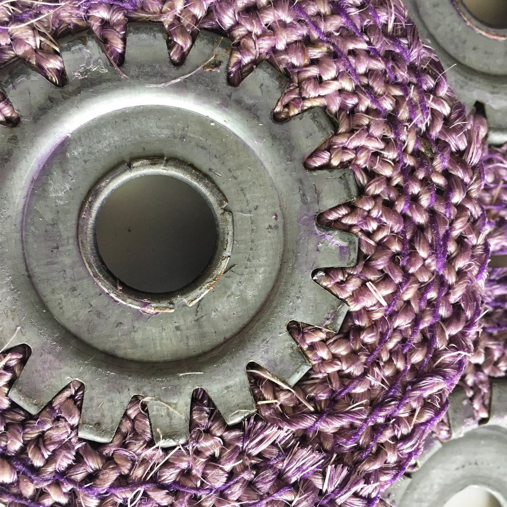 Xơ dừa đánh bóng inox