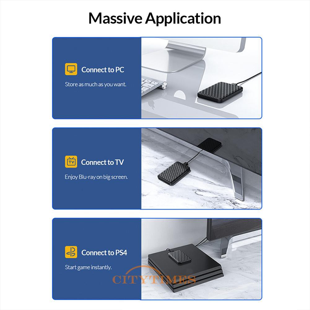 Hộp Đựng Ổ Cứng Ngoài Orico 2520c3 Type-C Hdd Ssd 4tb 2.5 Inch Sata | BigBuy360 - bigbuy360.vn