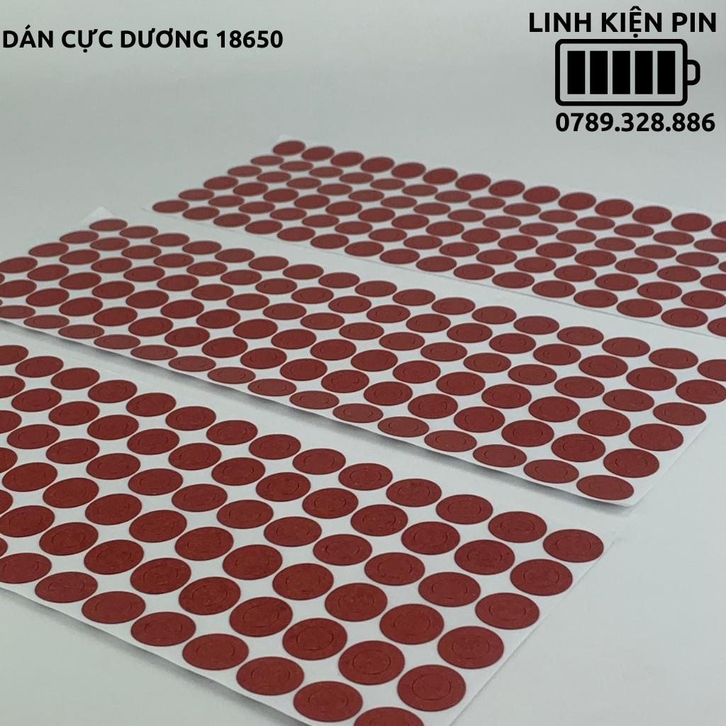 Miếng dán cực dương pin 18650 loại 1 cell 50 miếng